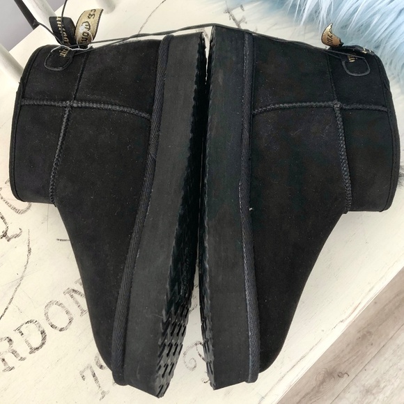 Juicy Couture, Womens Olden Mini Platform Faux Suede Boots, Pull On, Size 9, NEW - Picture 10 of 16